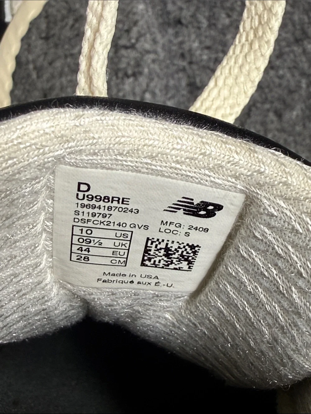 New Balance 998 Men's Brown & Cream Classic Suede Athletic Sneakers